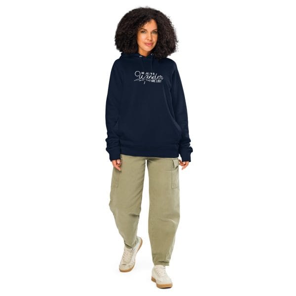 Not All Who Wander Are Lost | Unisex organic side pocket hoodie