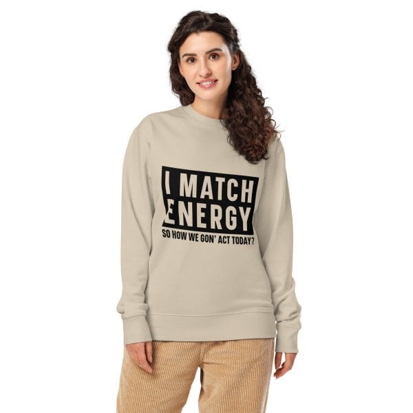 Match Energy | Unisex organic sweatshirt