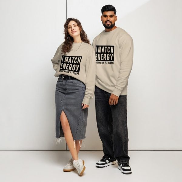 Match Energy | Unisex organic sweatshirt