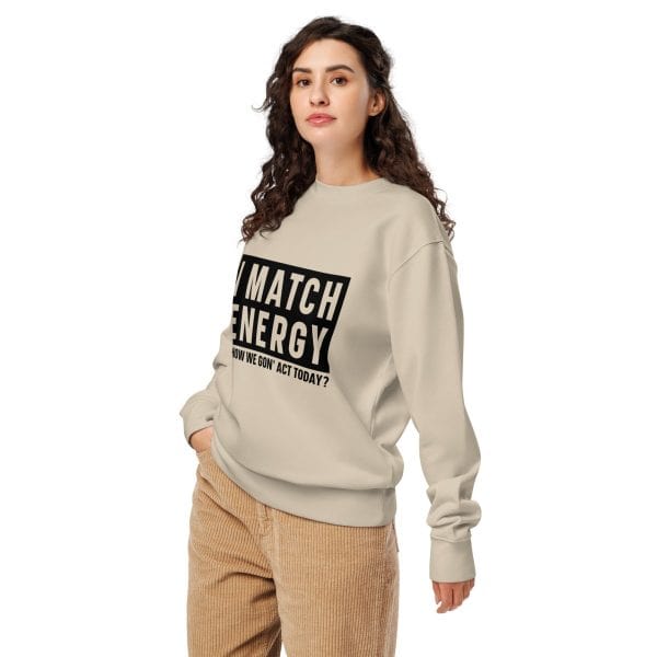 Match Energy | Unisex organic sweatshirt