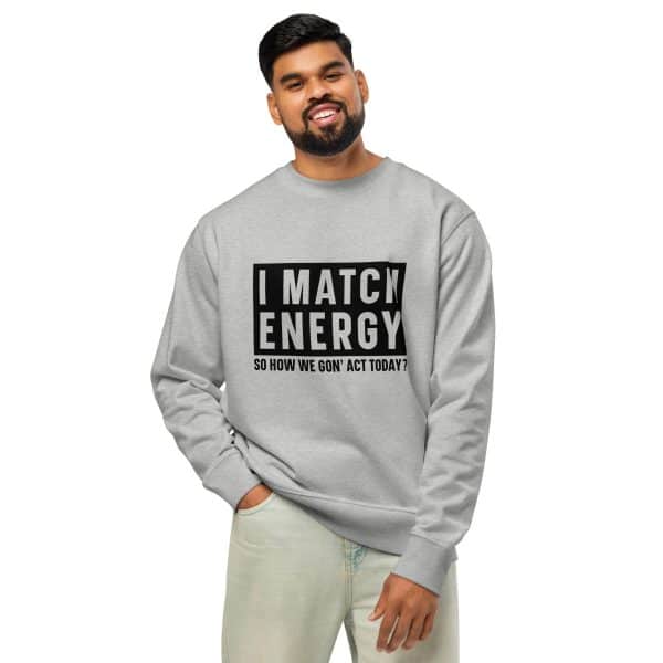 Match Energy | Unisex organic sweatshirt