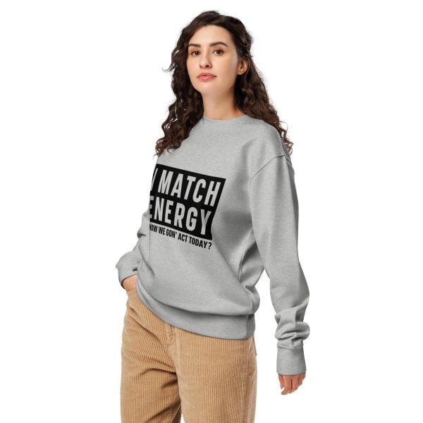 Match Energy | Unisex organic sweatshirt
