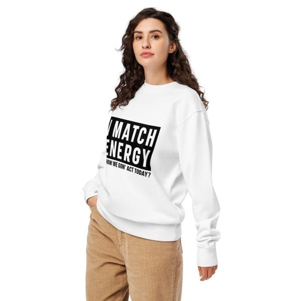 Match Energy | Unisex organic sweatshirt