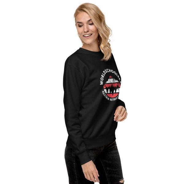 Austria 2025 |  Official Red logo - White Font | Unisex Premium Sweatshirt