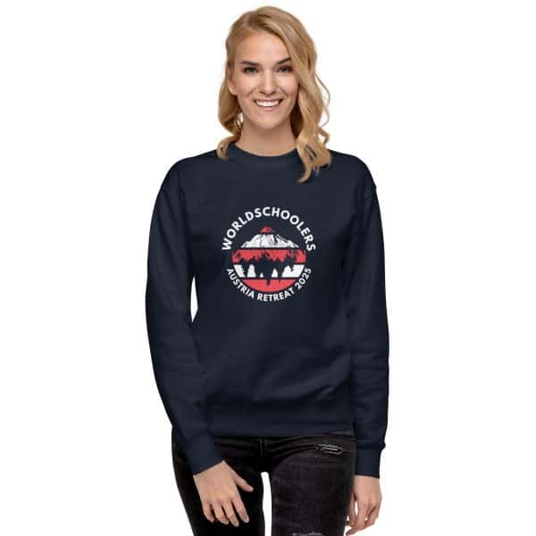 Austria 2025 |  Official Red logo - White Font | Unisex Premium Sweatshirt