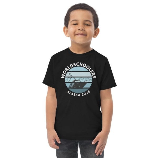 Toddler jersey t-shirt | White font | Alaska