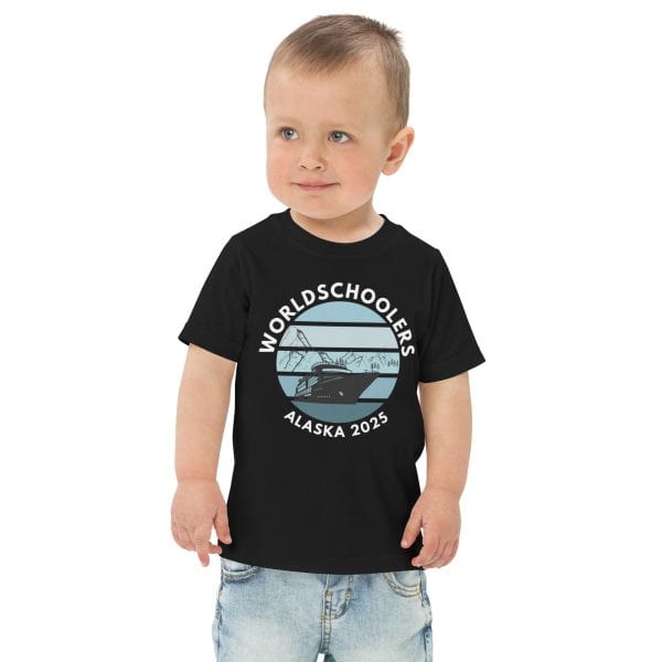 Toddler jersey t-shirt | White font | Alaska