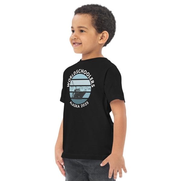 Toddler jersey t-shirt | White font | Alaska