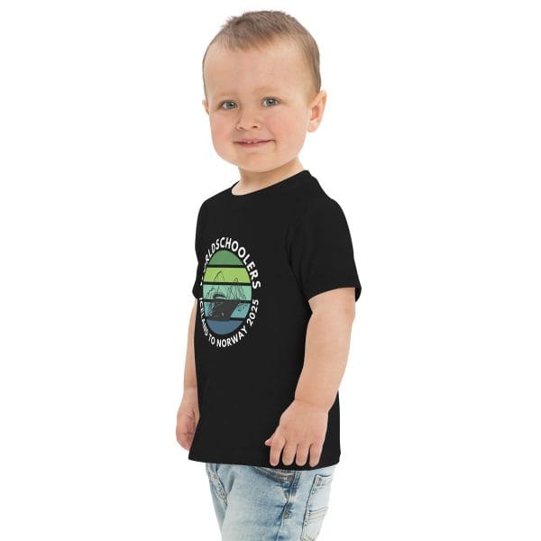 Toddler jersey t-shirt | White font | Iceland