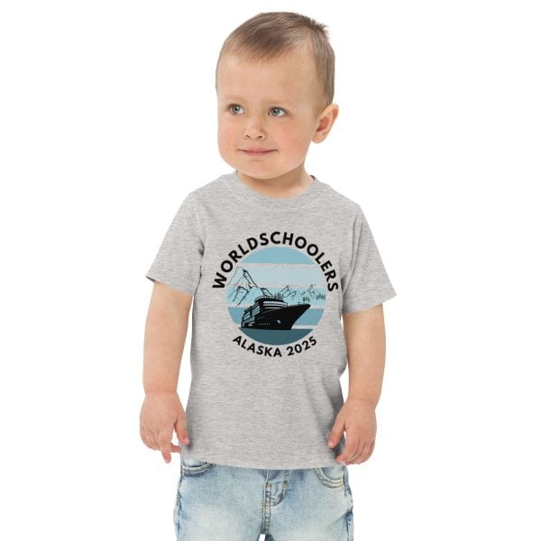 Toddler jersey t-shirt | Black font | Alaska