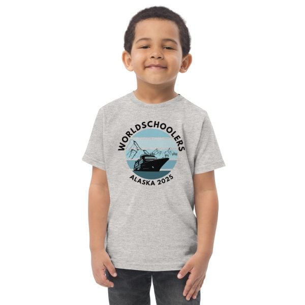 Toddler jersey t-shirt | Black font | Alaska