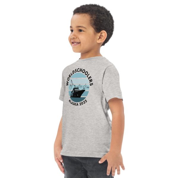 Toddler jersey t-shirt | Black font | Alaska