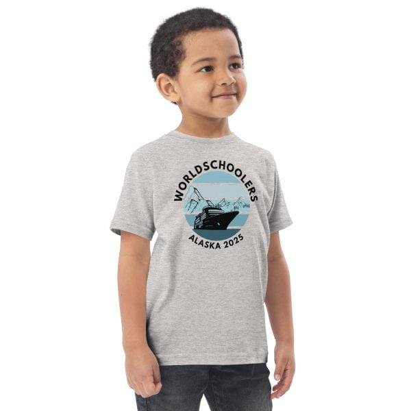 Toddler jersey t-shirt | Black font | Alaska