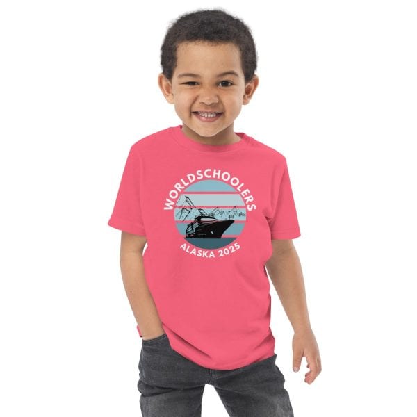 Toddler jersey t-shirt | White font | Alaska