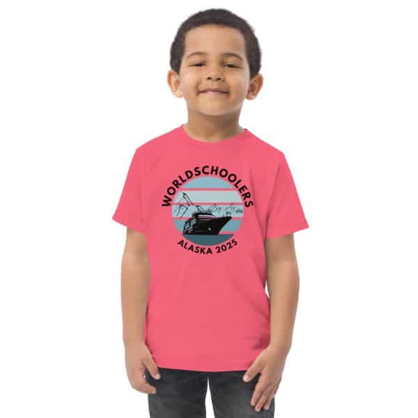 Toddler jersey t-shirt | Black font | Alaska