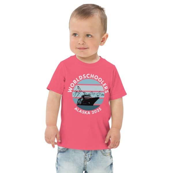 Toddler jersey t-shirt | White font | Alaska