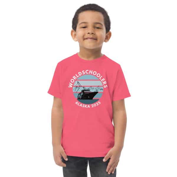 Toddler jersey t-shirt | White font | Alaska
