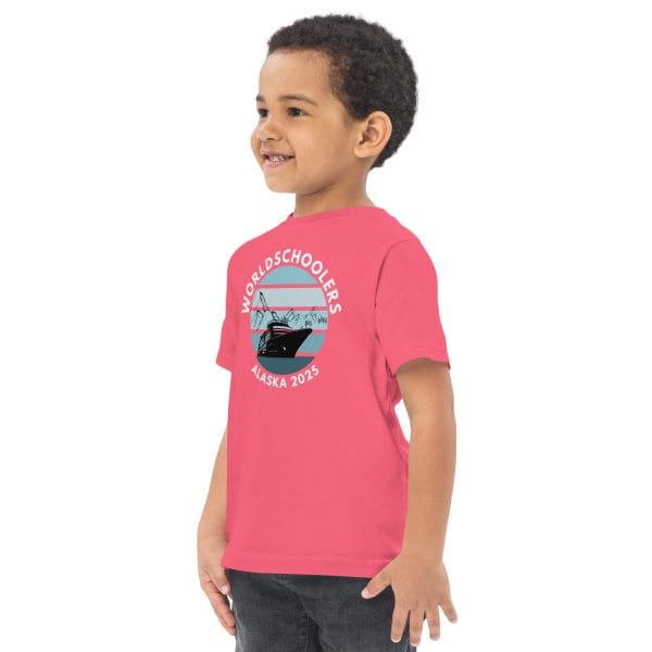 Toddler jersey t-shirt | White font | Alaska