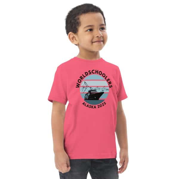 Toddler jersey t-shirt | Black font | Alaska
