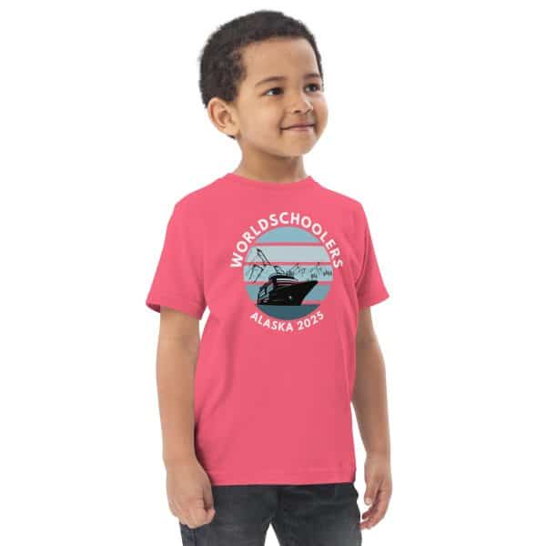 Toddler jersey t-shirt | White font | Alaska
