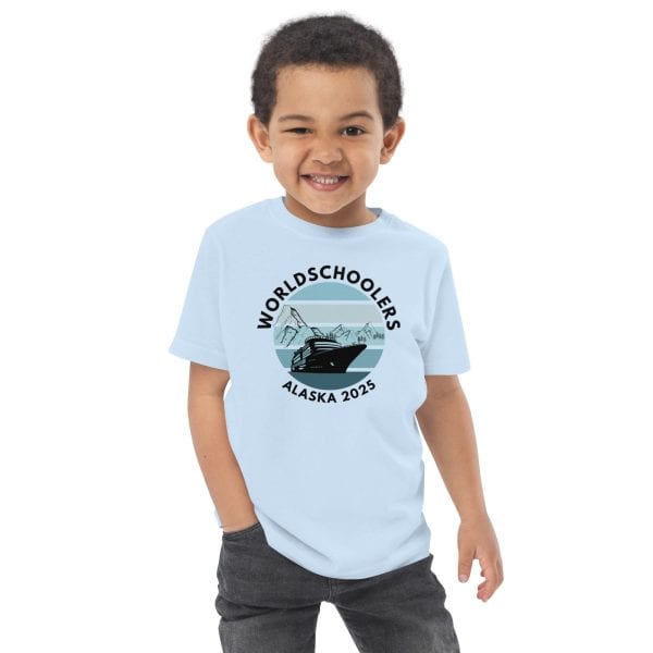 Toddler jersey t-shirt | Black font | Alaska