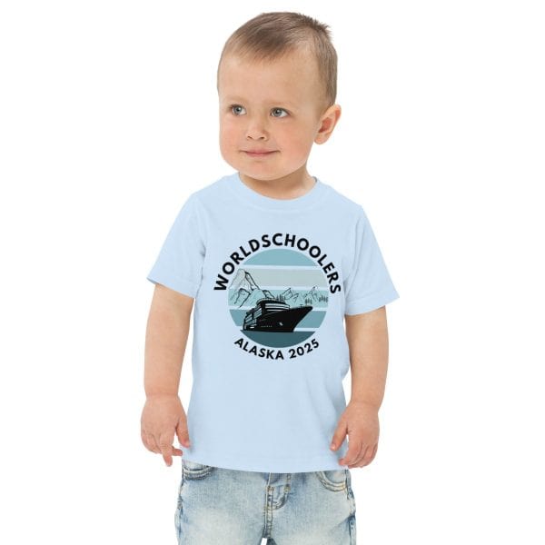 Toddler jersey t-shirt | Black font | Alaska