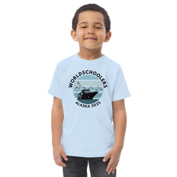 Toddler jersey t-shirt | Black font | Alaska