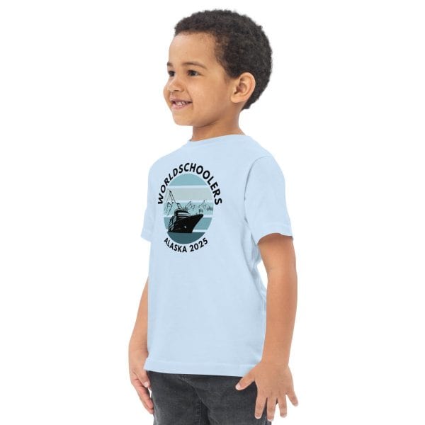 Toddler jersey t-shirt | Black font | Alaska