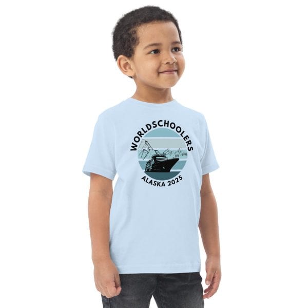 Toddler jersey t-shirt | Black font | Alaska