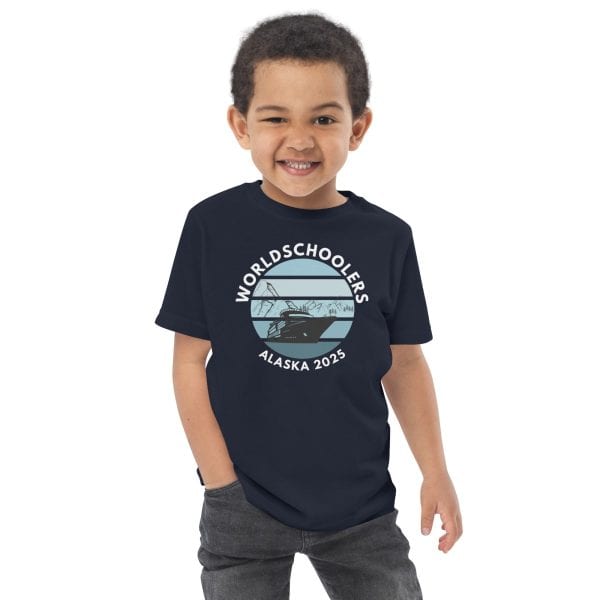 Toddler jersey t-shirt | White font | Alaska