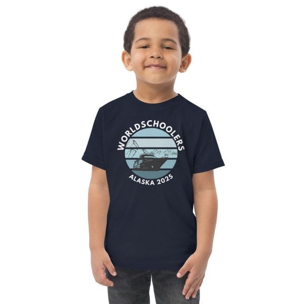 Toddler jersey t-shirt | White font | Alaska