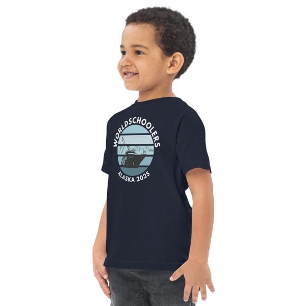 Toddler jersey t-shirt | White font | Alaska