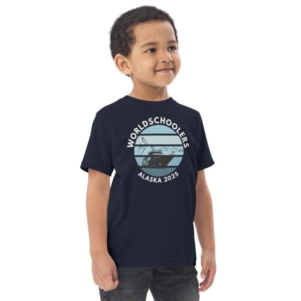 Toddler jersey t-shirt | White font | Alaska