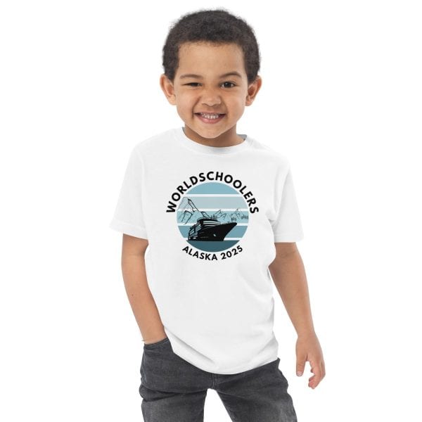 Toddler jersey t-shirt | Black font | Alaska