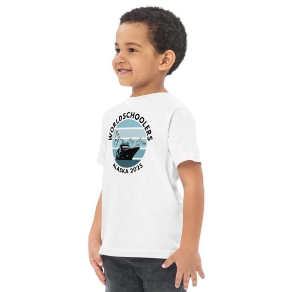 Toddler jersey t-shirt | Black font | Alaska