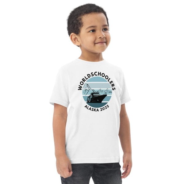 Toddler jersey t-shirt | Black font | Alaska