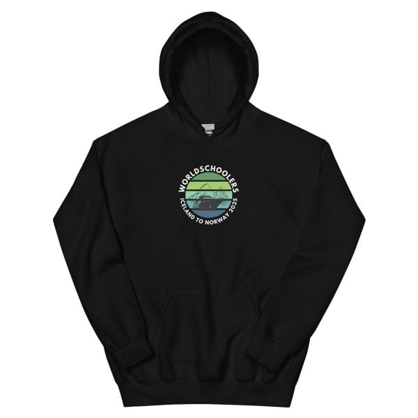 Unisex Hoodie | White Font | Iceland