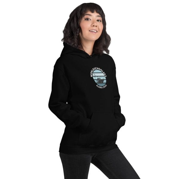 Unisex Hoodie | White Font | Alaska