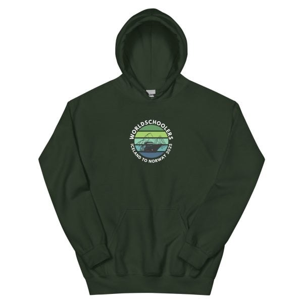 Unisex Hoodie | White Font | Iceland