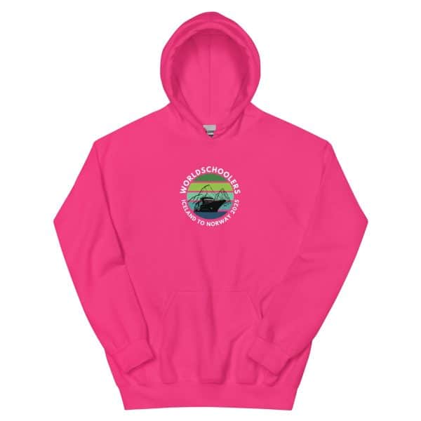 Unisex Hoodie | White Font | Iceland