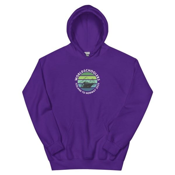 Unisex Hoodie | White Font | Iceland