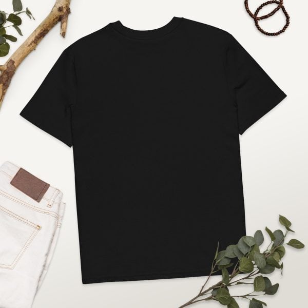 Unisex organic ribbed neck t-shirt | White Font | Alaska