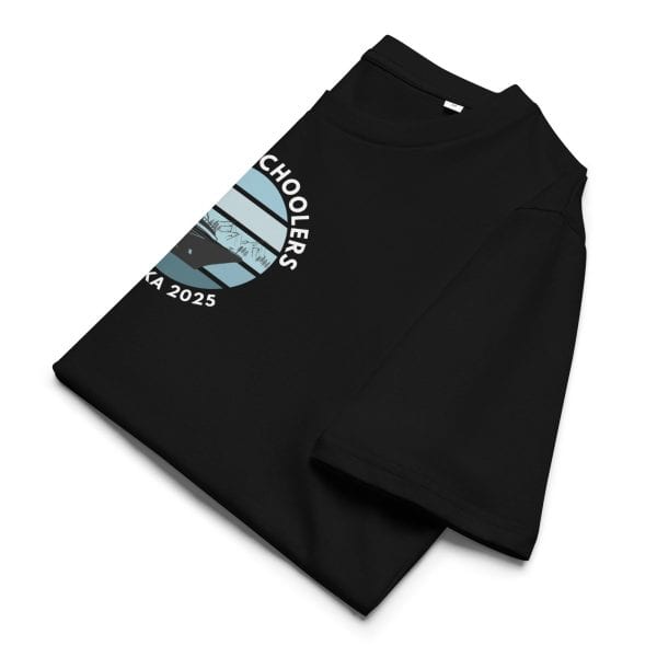 Unisex organic ribbed neck t-shirt | White Font | Alaska