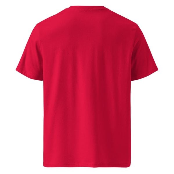 Unisex organic ribbed neck t-shirt | Black Font |  Iceland