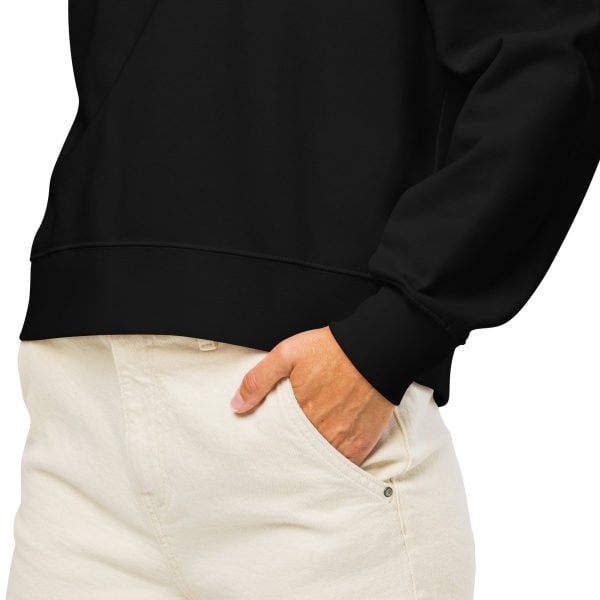 Women’s organic crew neck sweatshirt | White font | Alaska
