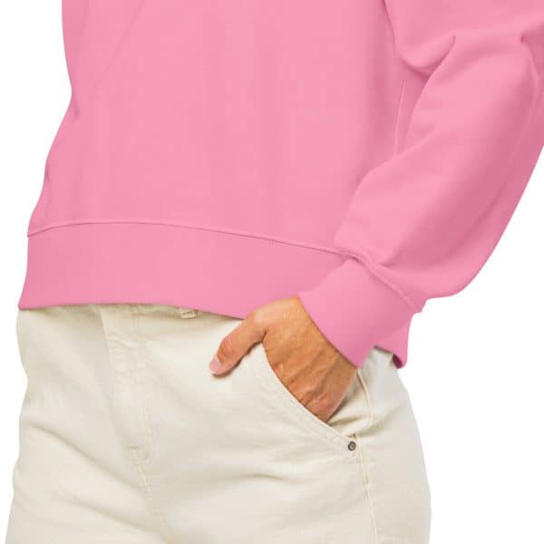 Women’s organic crew neck sweatshirt | Black font | Alaska