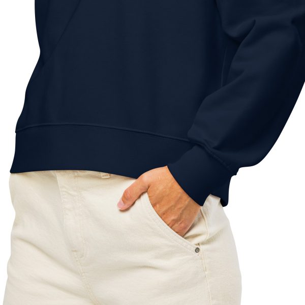 Women’s organic crew neck sweatshirt | White font | Alaska