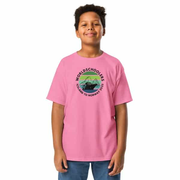 Youth classic tee | Black Font | Iceland
