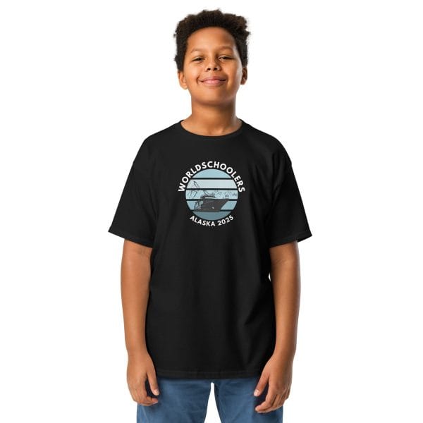 Youth classic tee | White Font | Alaska