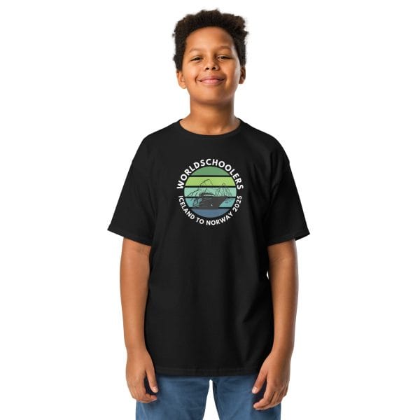 Youth classic tee | White Font | Iceland
